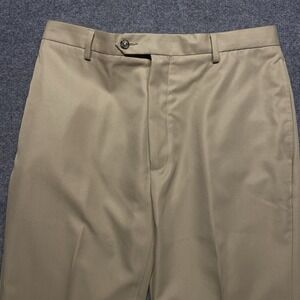 Daniel Cremieux Men's Signature Collection Stretch Flat Front Pants 34x30 EUC